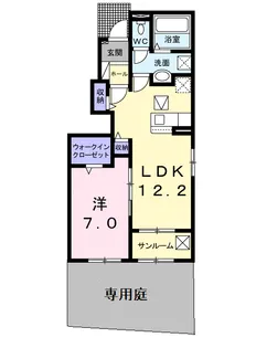 ネオタウンⅢ【1階】の間取り