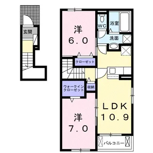 ネオタウン Ⅲ【2階】の間取り
