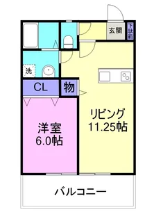 style立花【103号室】の間取り