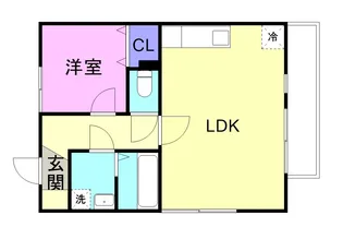 パーチェ・筑後【B104号室】の間取り