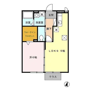 グレイス C棟【1階】の間取り