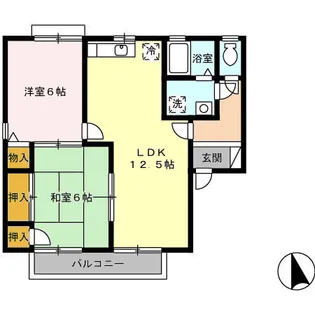 ヴェルドミール B棟【2階】の間取り