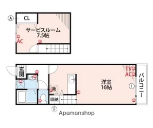 MYUNA 01【203号室】の間取り