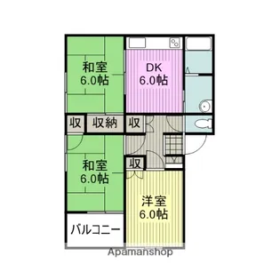 3DKの間取り画像