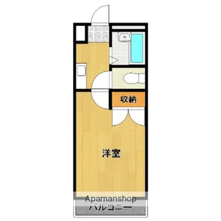 レジデンスけやき【205号室】の間取り