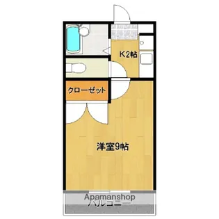 レジデンス筑後北【103号室】の間取り