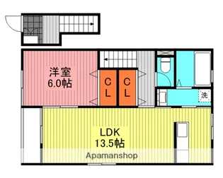 コーポNOAH A棟【204号室】の間取り