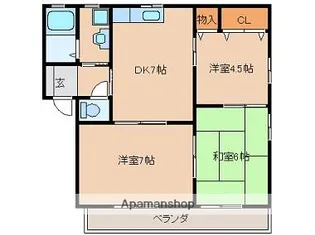 フレグランスシオン【2階】の間取り