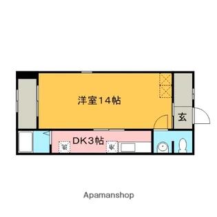 レガロ・ヒロⅢ REGALO ET HIRO Ⅲ【202号室】の間取り