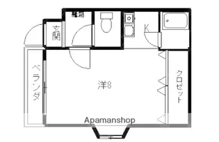 ルパ椿山【4階】の間取り