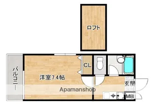 K’S鳥飼APARTMENT【3階】の間取り
