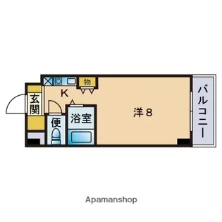 パンルネックス・クリスタル福大東【2階】の間取り