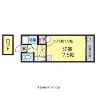 K2コーポ【2階】の間取り