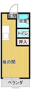 コーポ室見【1階】の間取り