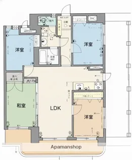 ライオンズマンション紅葉山公園【5階】の間取り