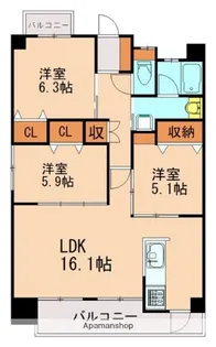 マウレイア【5階】の間取り
