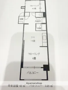 レジデンス松寿【7階】の間取り