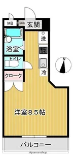 リリーフ大濠西【2階】の間取り