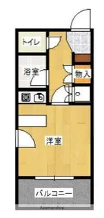 ラフィーネ六本松【6階】の間取り