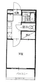 ロイヤルコーポ姪浜【1階】の間取り