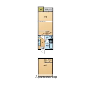 REVE西公園AQUAPORTⅠ【2階】の間取り