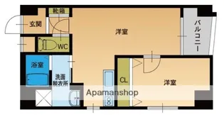 ヴェルジュ薬院【2階】の間取り