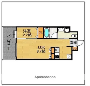 グランフォーレプライム平尾【11階】の間取り