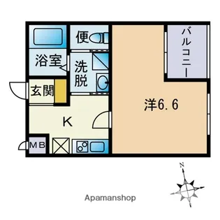 ステージア平尾【3階】の間取り