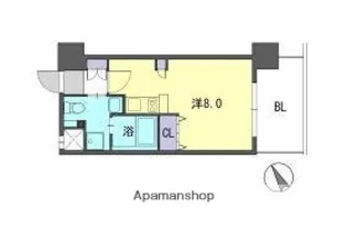 F・PARC GRANDMARK天神【13階】の間取り