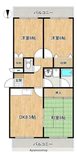 第一幸陽ビル【3階】の間取り