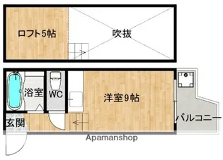 ルピエ片江Ⅰ【1階】の間取り