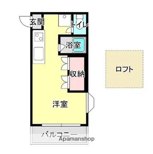 マイネスハウス別府【2階】の間取り