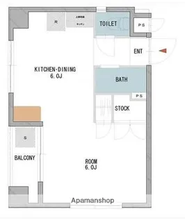ジョグTUTUMI【4階】の間取り