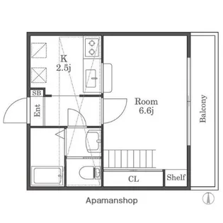 デッセ田村【2階】の間取り