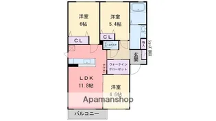 イルリッシュⅠ【2階】の間取り
