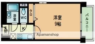 ベルメゾン百道【3階】の間取り