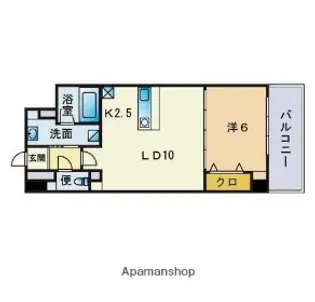 アーバス大手門【11階】の間取り