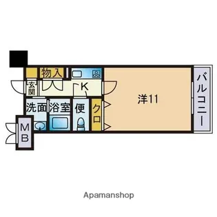 メープル博多倶楽部【9階】の間取り