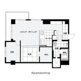 レジデンス高宮【2階】の間取り