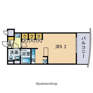 福岡県福岡市博多区住吉5丁目【マンション】の間取り