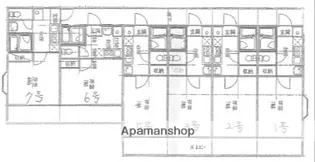 アスピラシオン・マーレ今宿【1階】の間取り