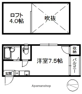 コーポMIYAKO【1階】の間取り