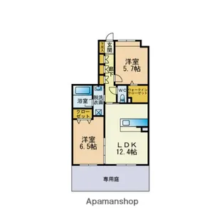 VALUE伊都【1階】の間取り