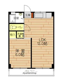 八千ビル【5階】の間取り