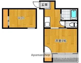シティボックス西新【2階】の間取り