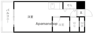 ステイタスガーデン別府Ⅱ【2階】の間取り