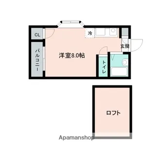 ソフィア別府【1階】の間取り