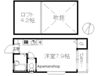 ソフィア別府【2階】の間取り