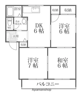 メルベーユ16【2階】の間取り