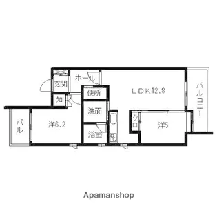 グランドエクセル【3階】の間取り